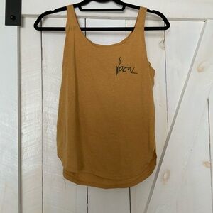 Local Lake George Mustard Yellow Tank Top